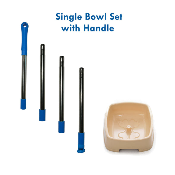 Easy to Feed Pet Bowl Set 1 Bowl + 1 Handle