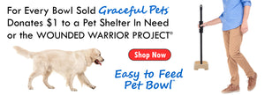 Easy to Feed Pet Bowl for Disabled