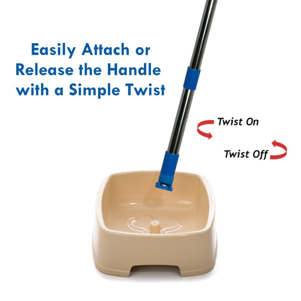 Easy to Feed Pet Bowl Handle Twist on-off