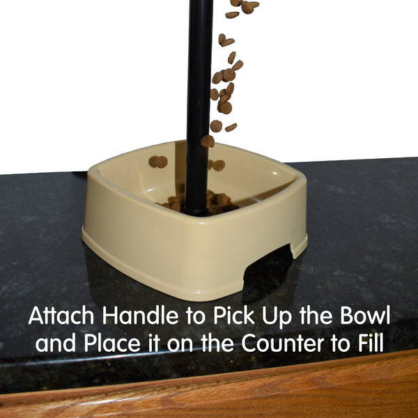 easy to feed pet bowl food or water